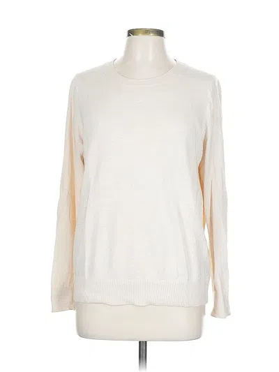 Pre-owned Banana Republic Factory Store Pullover Sweater In White