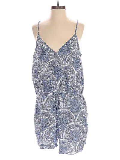 Pre-owned Banana Republic Factory Store Romper In Blue