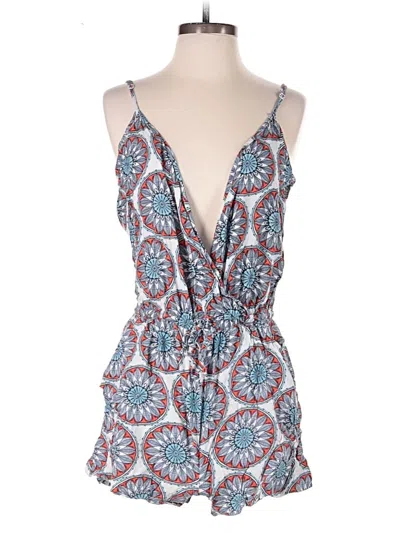 Pre-owned Banana Republic Factory Store Romper In Blue