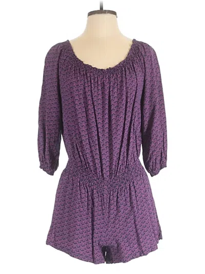 Pre-owned Banana Republic Factory Store Romper In Purple