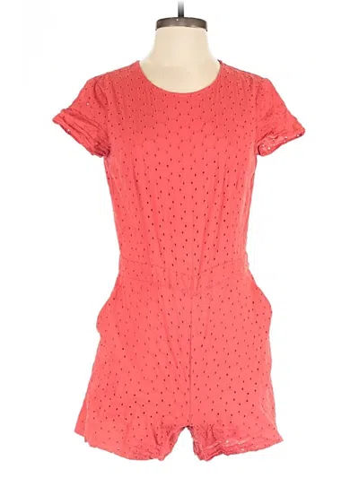 Pre-owned Banana Republic Factory Store Romper In Red
