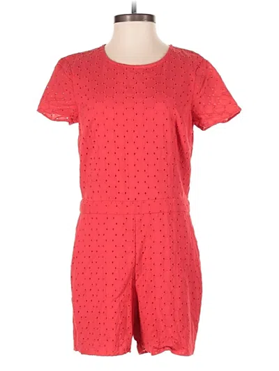 Pre-owned Banana Republic Factory Store Romper In Red