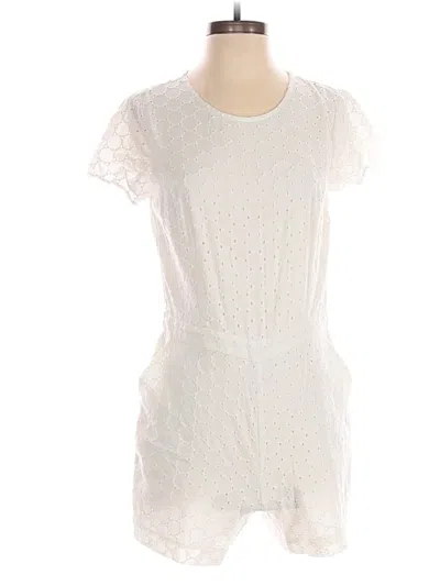 Pre-owned Banana Republic Factory Store Romper In White