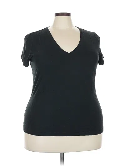 Pre-owned Banana Republic Factory Store Short Sleeve T-shirt In Black