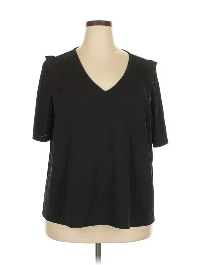 Pre-owned Banana Republic Factory Store Short Sleeve T-shirt In Black