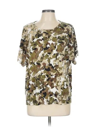 Pre-owned Banana Republic Factory Store Short Sleeve T-shirt In Brown