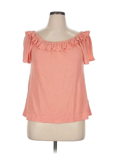 Pre-owned Banana Republic Factory Store Short Sleeve T-shirt In Pink