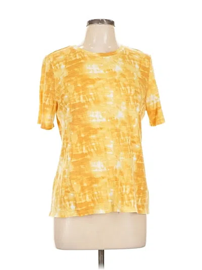 Pre-owned Banana Republic Factory Store Short Sleeve T-shirt In Yellow