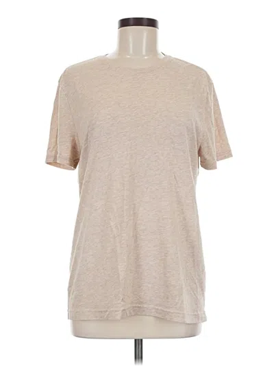 Pre-owned Banana Republic Factory Store Short Sleeve T-shirt In Tan