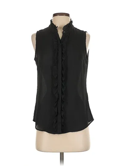 Pre-owned Banana Republic Factory Store Sleeveless Blouse In Black