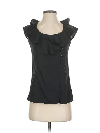 Pre-owned Banana Republic Factory Store Sleeveless Blouse In Black