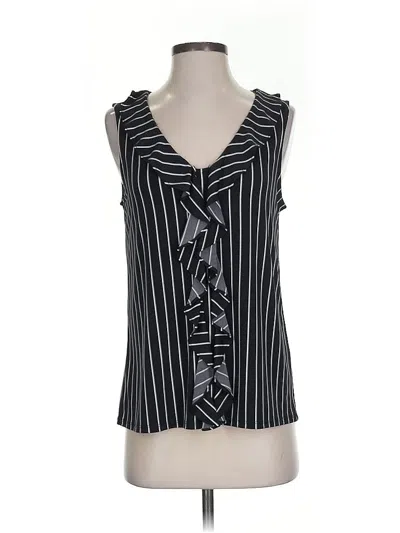Pre-owned Banana Republic Factory Store Sleeveless Blouse In Black
