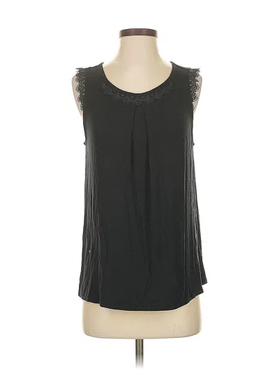 Pre-owned Banana Republic Factory Store Sleeveless Blouse In Black