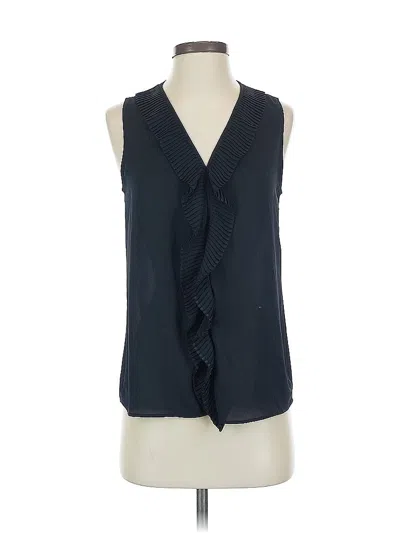 Pre-owned Banana Republic Factory Store Sleeveless Blouse In Black