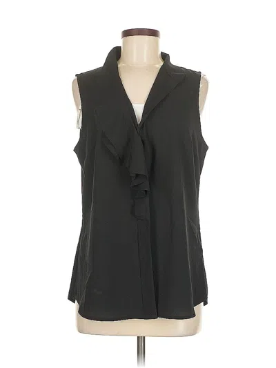 Pre-owned Banana Republic Factory Store Sleeveless Blouse In Black