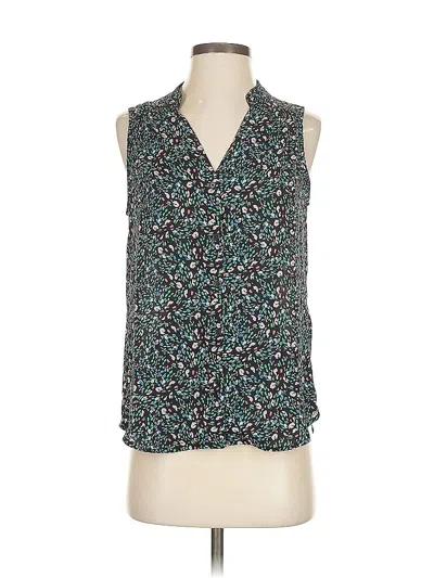 Pre-owned Banana Republic Factory Store Sleeveless Blouse In Black