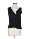 Banana Republic Factory Store Sleeveless Blouse In Black