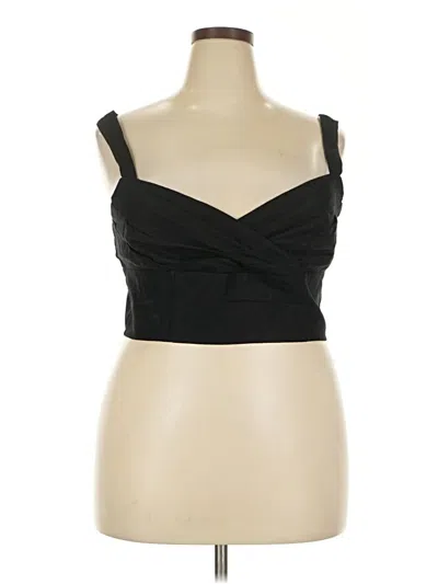 Pre-owned Banana Republic Factory Store Sleeveless Blouse In Black