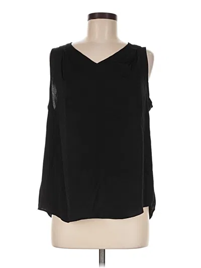 Banana Republic Factory Store Sleeveless Blouse In Black