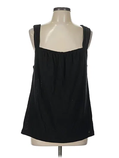 Pre-owned Banana Republic Factory Store Sleeveless Blouse In Black