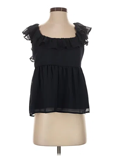 Banana Republic Factory Store Sleeveless Blouse In Black
