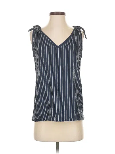 Pre-owned Banana Republic Factory Store Sleeveless Blouse In Blue