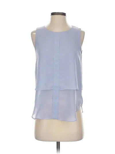 Pre-owned Banana Republic Factory Store Sleeveless Blouse In Blue