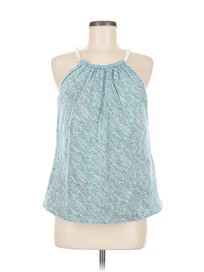 Pre-owned Banana Republic Factory Store Sleeveless Blouse In Blue