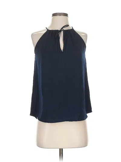 Pre-owned Banana Republic Factory Store Sleeveless Blouse In Blue