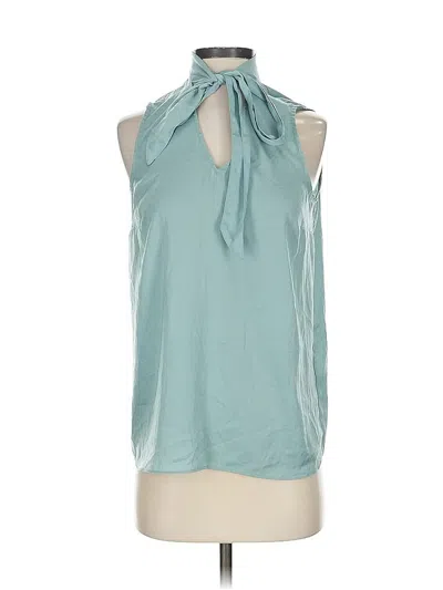 Pre-owned Banana Republic Factory Store Sleeveless Blouse In Blue