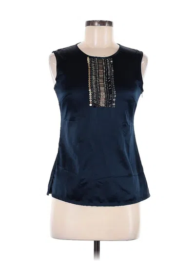 Pre-owned Banana Republic Factory Store Sleeveless Blouse In Blue