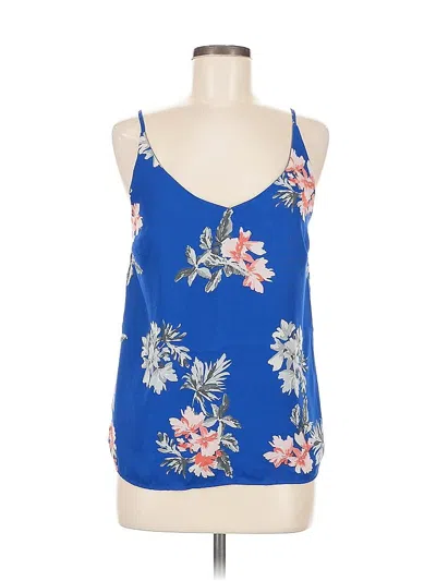 Pre-owned Banana Republic Factory Store Sleeveless Blouse In Blue