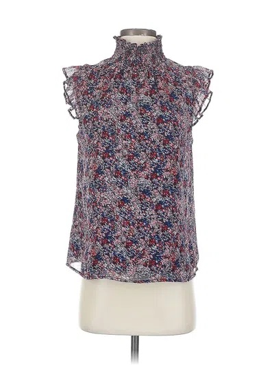 Pre-owned Banana Republic Factory Store Sleeveless Blouse In Blue