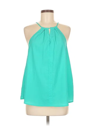 Pre-owned Banana Republic Factory Store Sleeveless Blouse In Blue