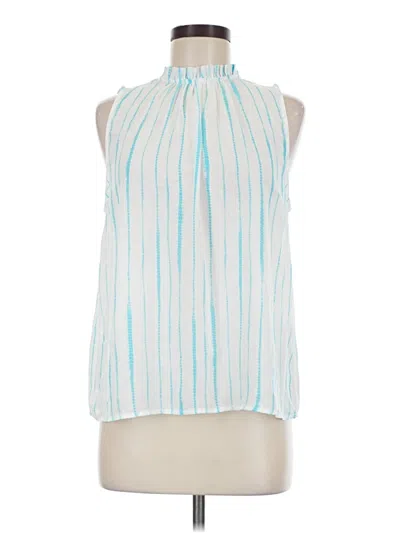 Banana Republic Factory Store Sleeveless Blouse In Blue
