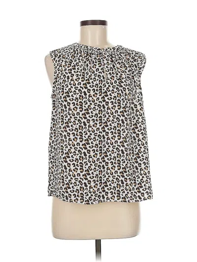 Pre-owned Banana Republic Factory Store Sleeveless Blouse In Brown