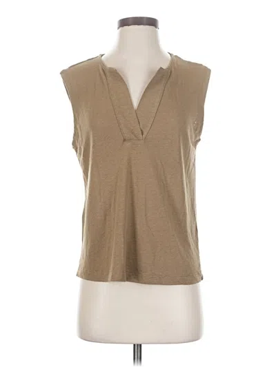 Pre-owned Banana Republic Factory Store Sleeveless Blouse In Brown