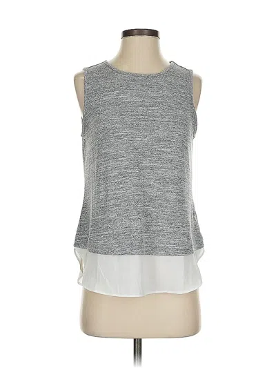 Pre-owned Banana Republic Factory Store Sleeveless Blouse In Gray