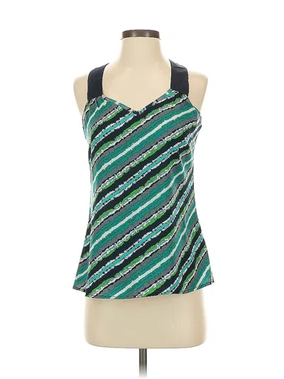 Pre-owned Banana Republic Factory Store Sleeveless Blouse In Green