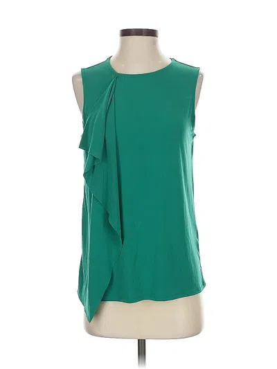 Pre-owned Banana Republic Factory Store Sleeveless Blouse In Green