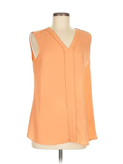 Pre-owned Banana Republic Factory Store Sleeveless Blouse In Orange