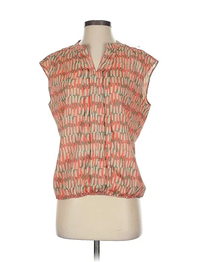 Pre-owned Banana Republic Factory Store Sleeveless Blouse In Orange
