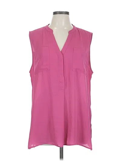 Pre-owned Banana Republic Factory Store Sleeveless Blouse In Pink