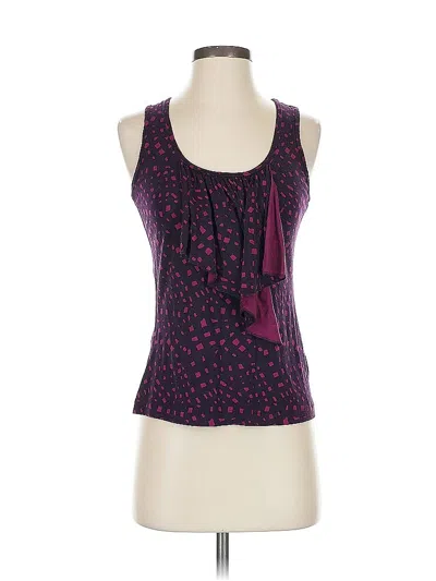 Pre-owned Banana Republic Factory Store Sleeveless Blouse In Purple