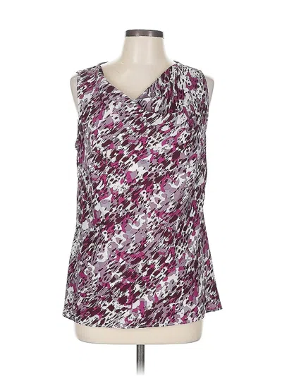 Pre-owned Banana Republic Factory Store Sleeveless Blouse In Purple