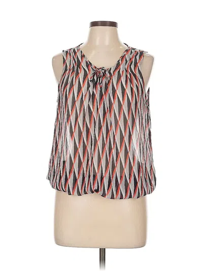 Pre-owned Banana Republic Factory Store Sleeveless Blouse In Red