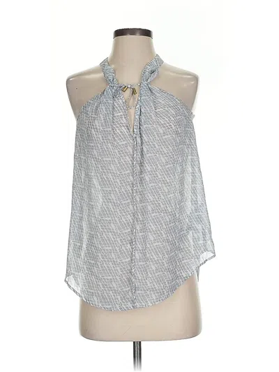 Pre-owned Banana Republic Factory Store Sleeveless Blouse In Silver