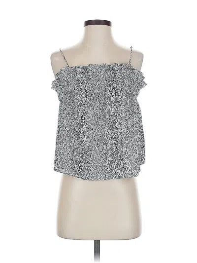 Pre-owned Banana Republic Factory Store Sleeveless Blouse In Silver