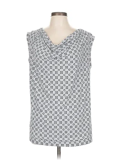 Pre-owned Banana Republic Factory Store Sleeveless Blouse In Silver