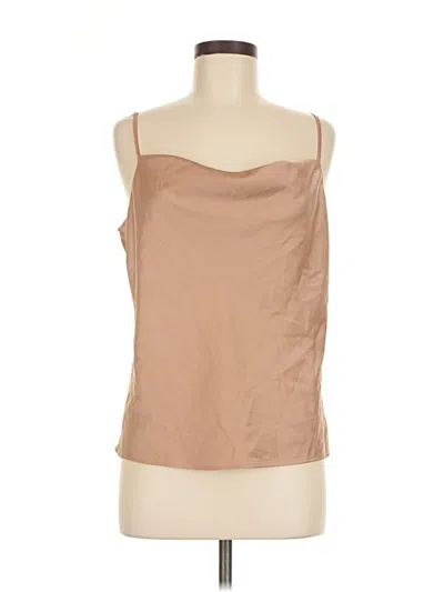 Pre-owned Banana Republic Factory Store Sleeveless Blouse In Tan